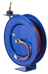 Hose Reel Low Pressure Spring Rewind with Super Hub 1/2in ID 100' 300 PSI SH-N-4100