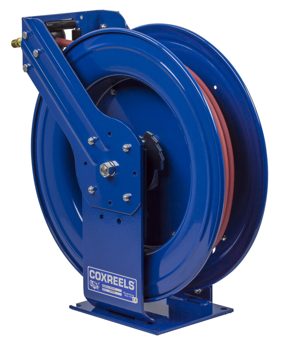 Hose Reel Supreme Duty Spring Rewind for Air/Water 1/2in ID 50' 300 PSI TSH-N-450