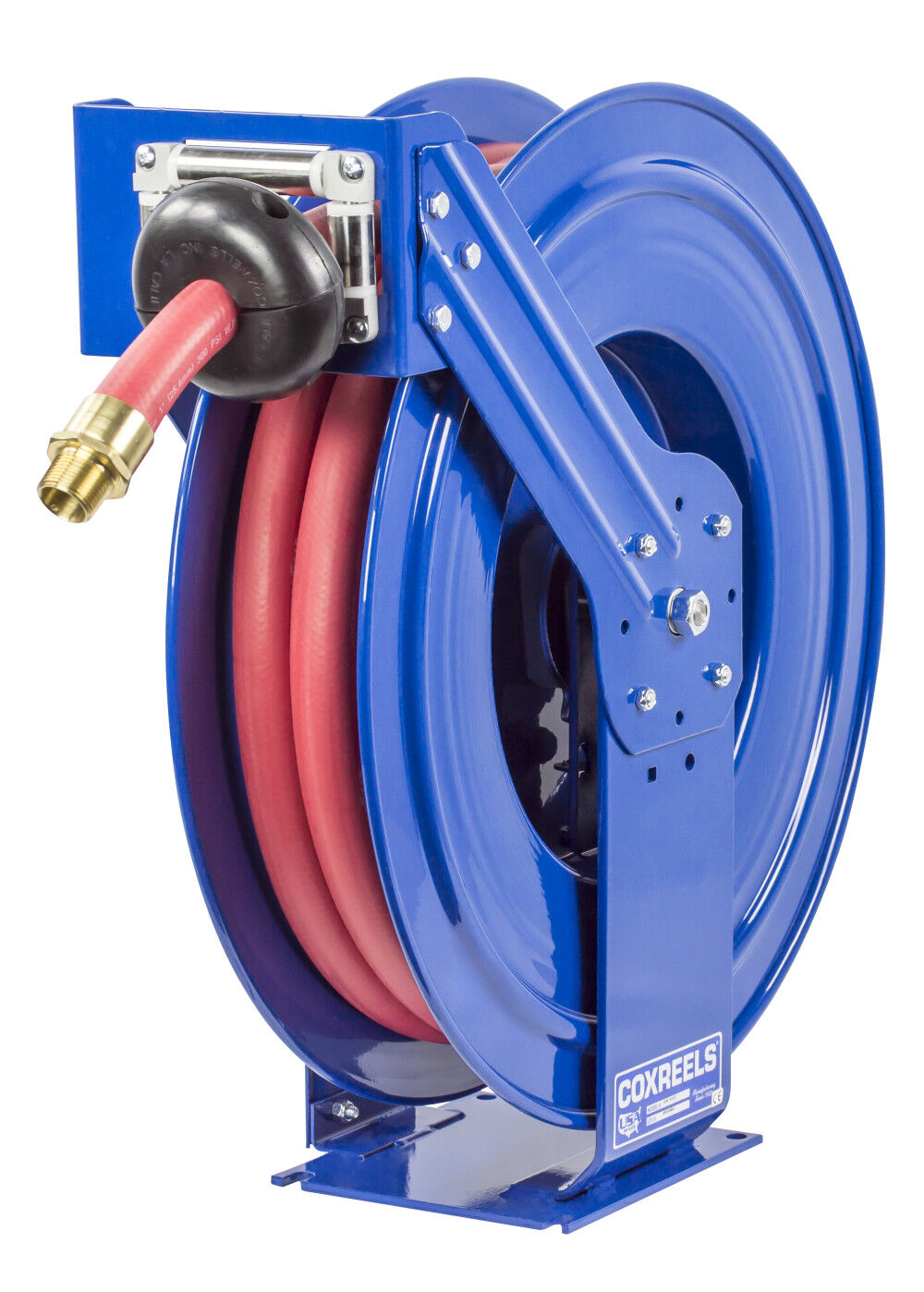 Hose Reel Supreme Duty Spring Rewind for Air/Water 3/4in ID 50' 300 PSI TSH-N-550