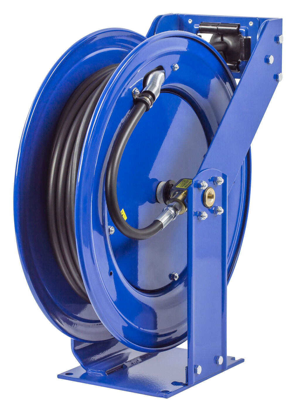 Hose Reel Supreme Duty Spring Rewind for Air/Water/Oil 1/2in ID 75' 2500 PSI TMP-N-475