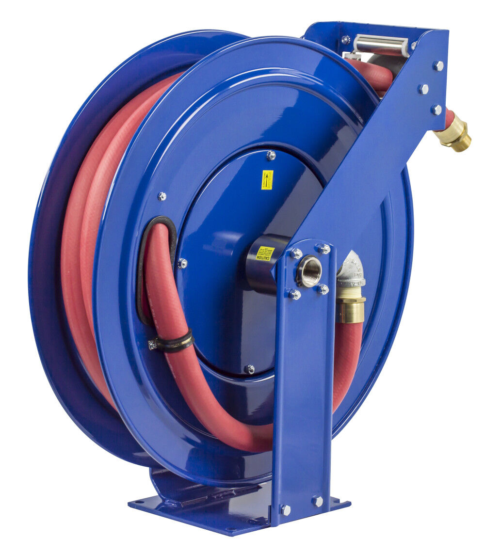 Hose Reel Supreme Duty Spring Rewind for Fuel 3/4in ID 75' Fuel Hose 300 PSI TSHF-N-575