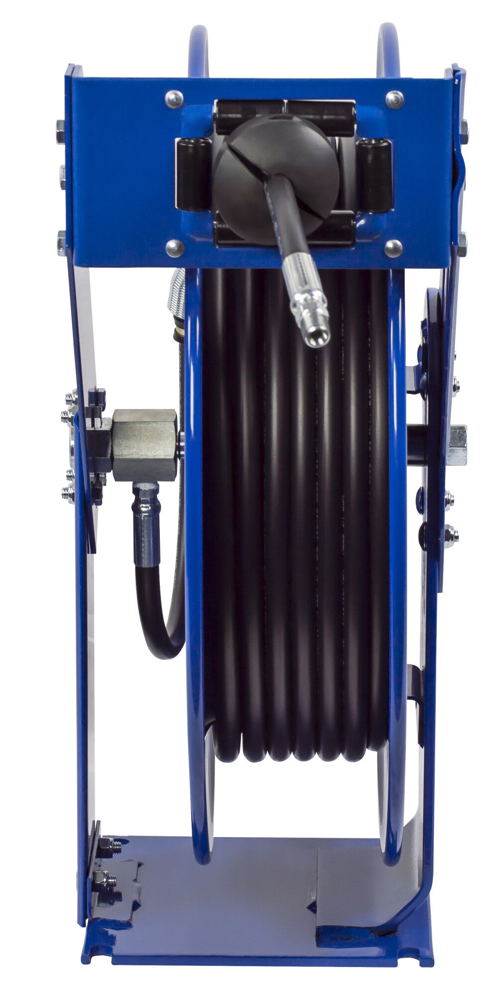 Hose Reel Supreme Duty Spring Rewind for Grease/Hydraulic Oil 1/4in ID 100' Hose 5000 PSI THP-N-1100