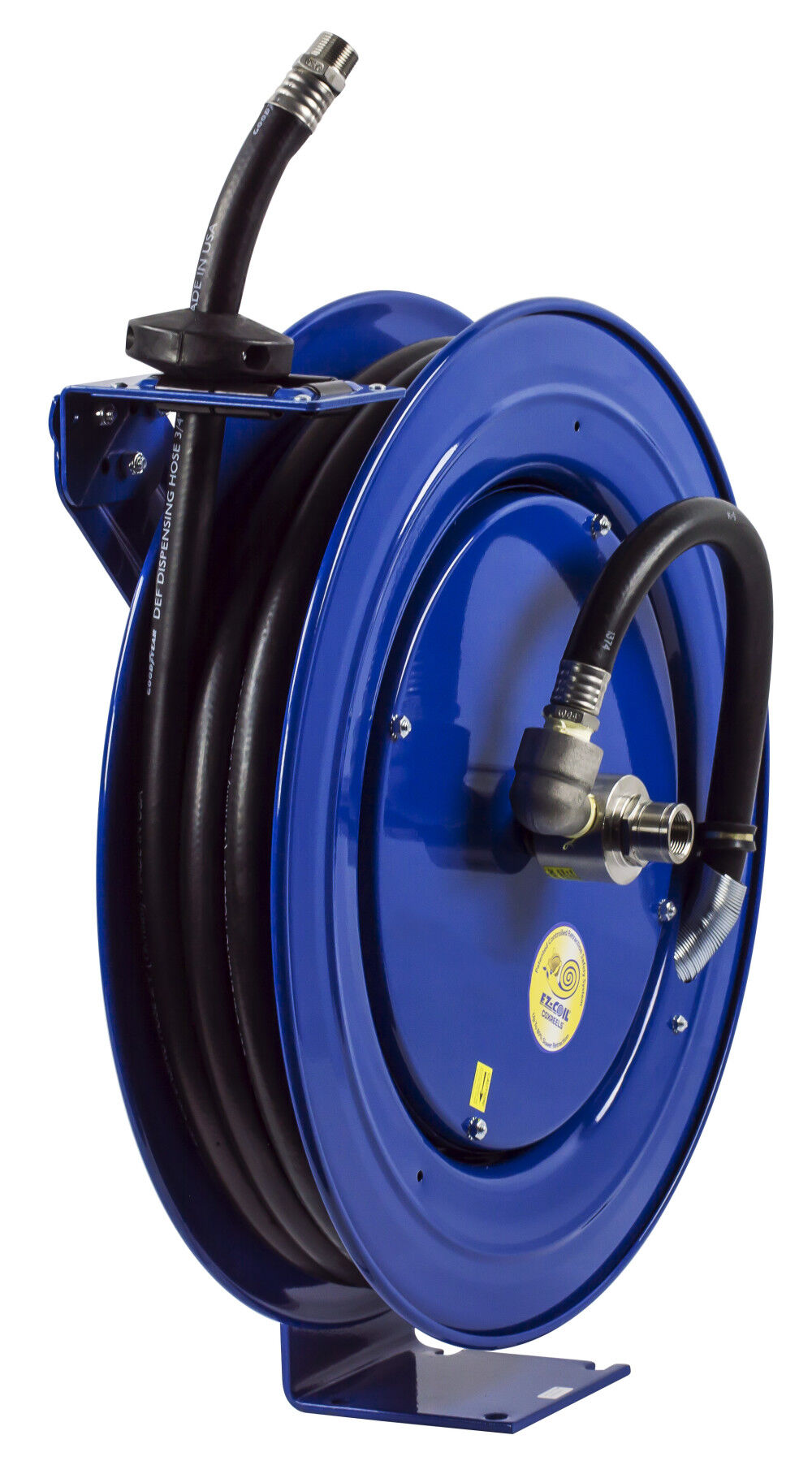 Safety System Spring Driven DEF Hose Reel 3/4in x 50' EZ-SH-550-DF-BBX