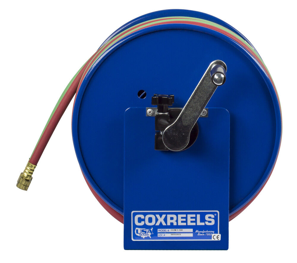 Welding Hand Crank Hose Reel 1/4in x 200' T-Grade 200PSI 117WT-1-200