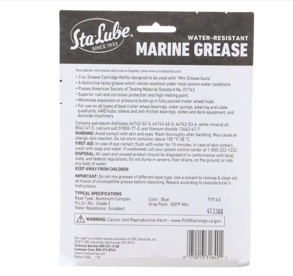 Sta-Lube 3oz Marine Grease 3pk SL3184