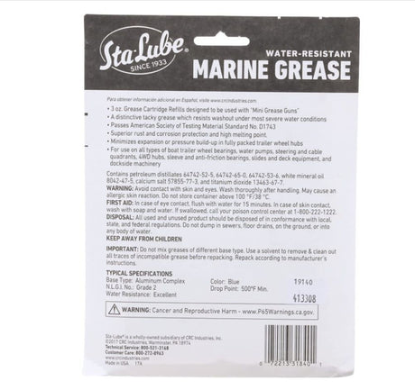 Sta-Lube 3oz Marine Grease 3pk SL3184