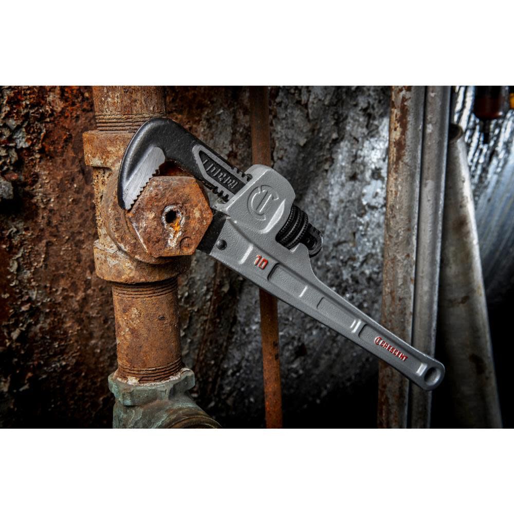 10in Aluminum Slim Jaw Pipe Wrench CAPW10S