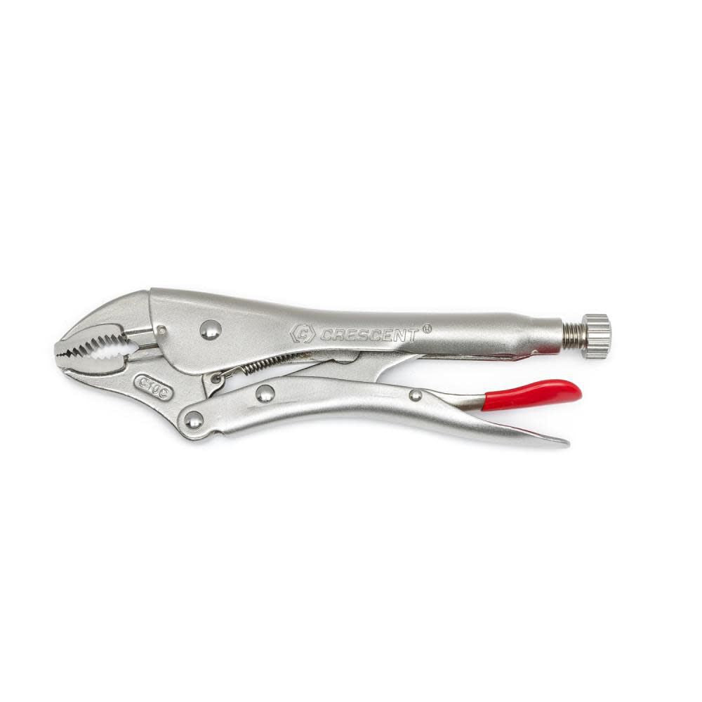 10in Curved Jaw Locking Pliers with Wire Cutter C10CVN-08