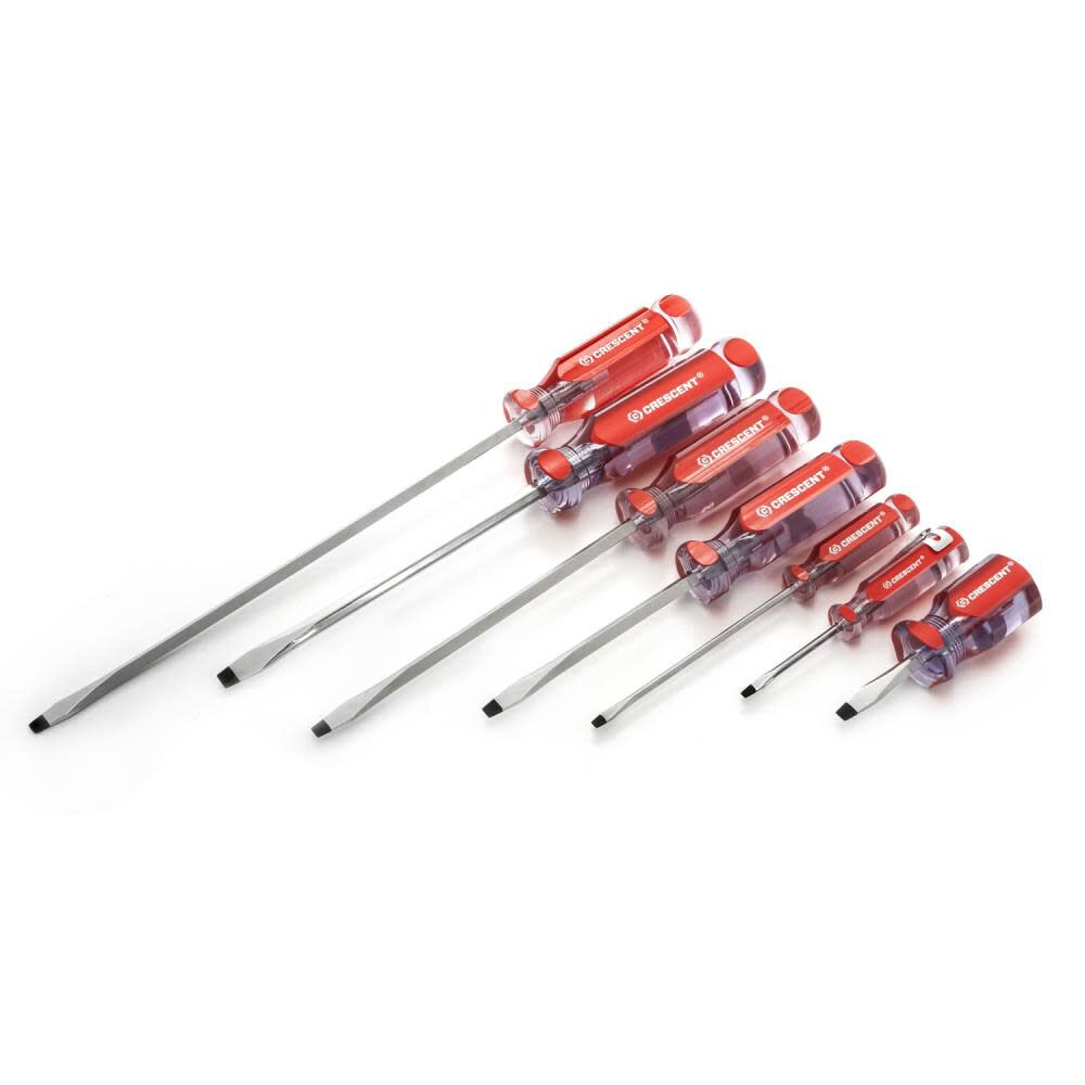 12 Piece Phillips/Slotted Acetate Screwdriver Set CPS12PCSET