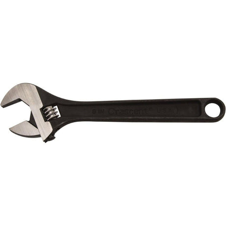 15/16 Inch Opening Black Oxide Alloy Steel Adjustable Wrench AT18BK