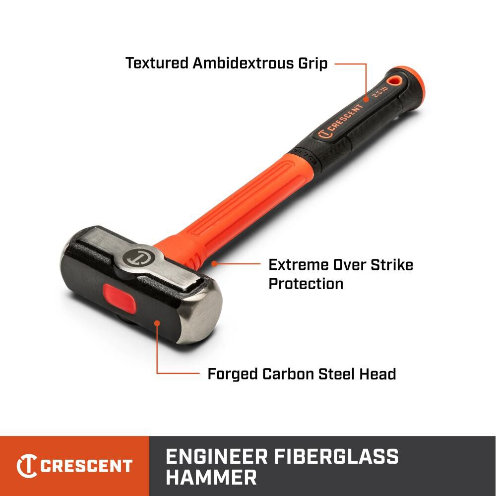 2-1/2 Lb. Fiberglass Engineer Hammer CHFENG40