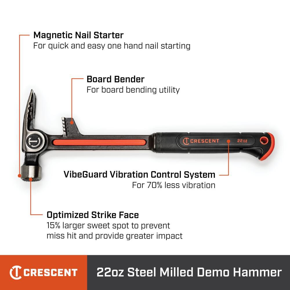 22oz Steel Demo Hammer CHSDEM22