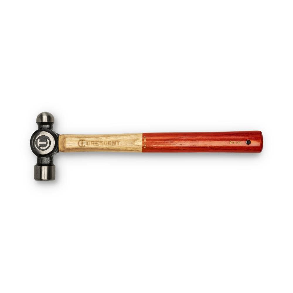 24oz Ball Pein Hammer with Wood Handle CHWBP24