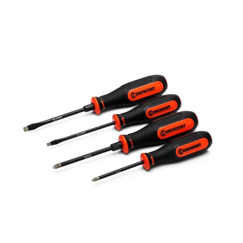 4 Pc. Diamond Tip Dual Material Screwdriver Set CDTSET4PC