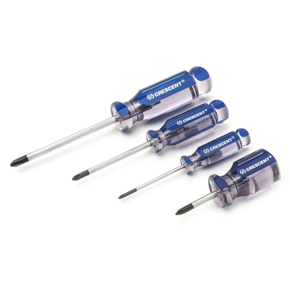 4 Pc. Phillips Acetate Screwdriver Set CP4PCSET