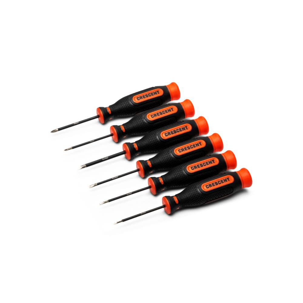 6 Pc. Diamond Tip Precision Screwdriver Set CDTPR6PCSET