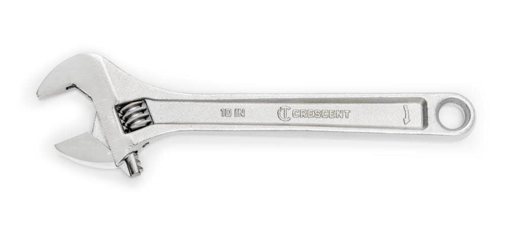 Adjustable Wrench 10 In. Chrome Finish AC210VS