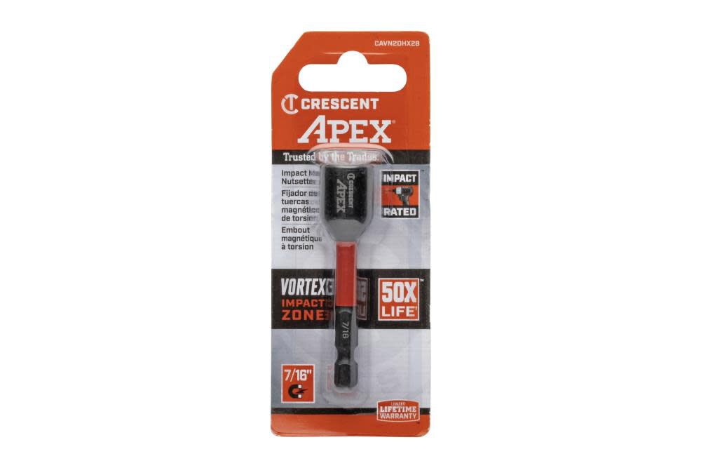 7/16-in x 2-9/16-in Nutsetter Impact Driver Bit CAVN2DHX28