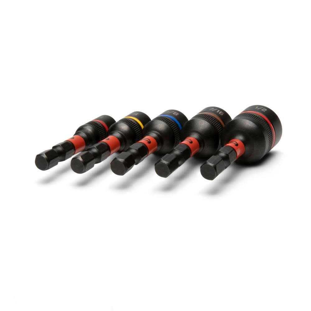 Bolt Biter Standard (SAE) Assorted drive Impact Bolt Extractor Set CAVBXM1R-5