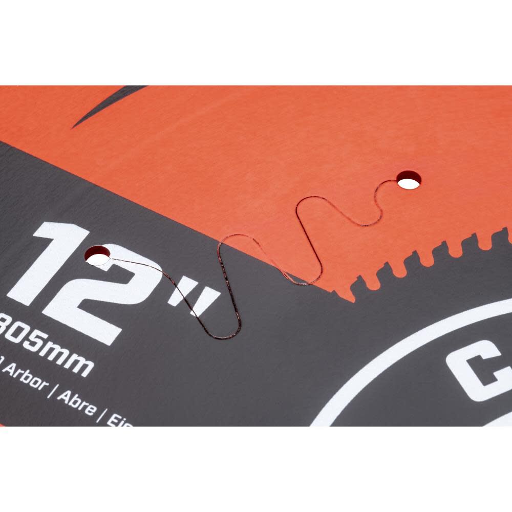 Fine Finish 12-in 80-Tooth Fine Finish Carbide Circular Saw Blade CSBFF-1280