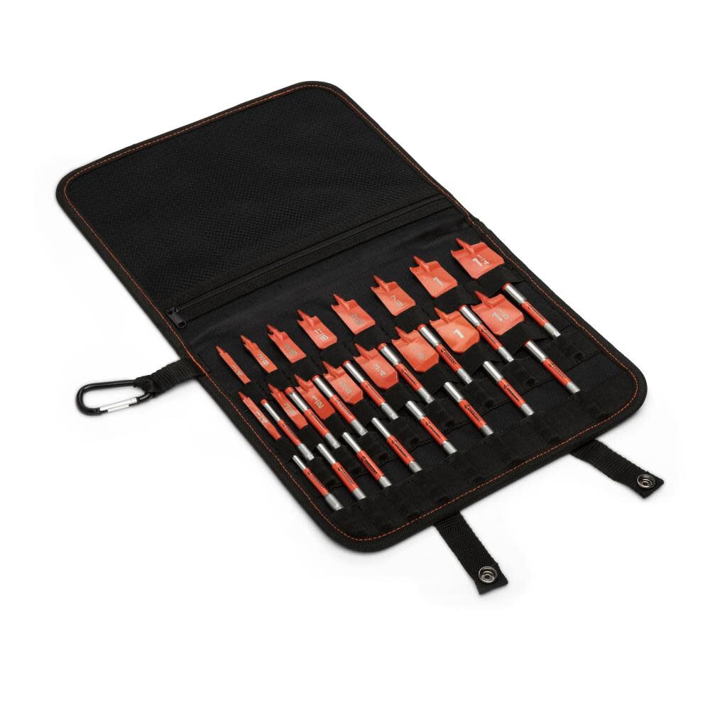 crew Point Paddle Drill Bit Set 16pc CDSPSET-16