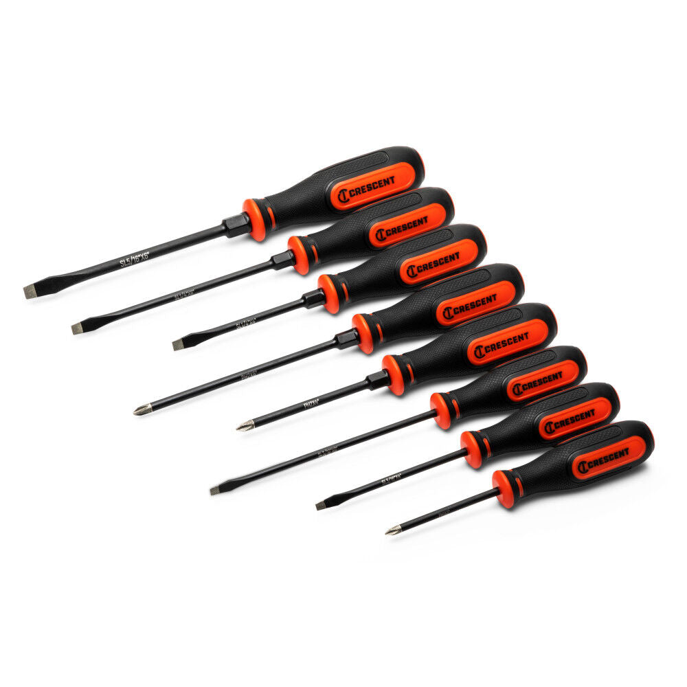 Diamond Tip Dual Material Screwdriver Set 8pc CDT8PCSET