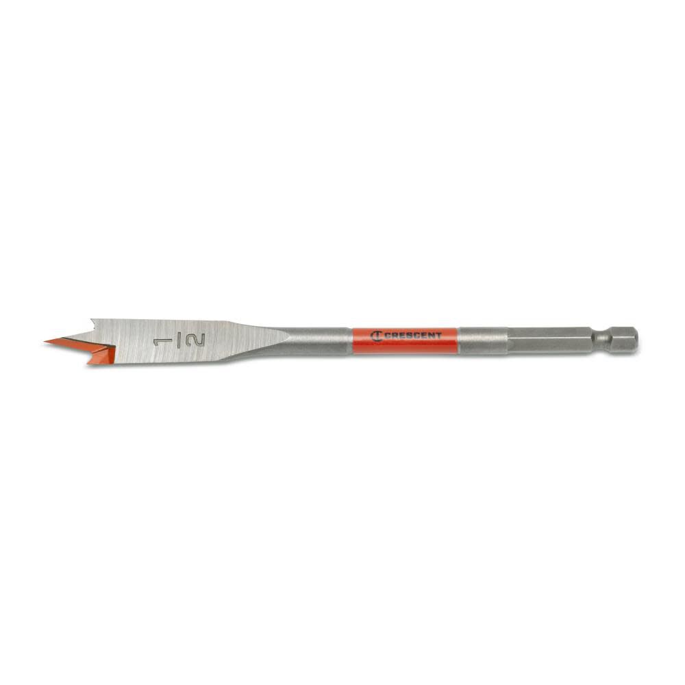 Flat Spade Drill Bit, 1/2 Inch x 6 Inch CDFP-629