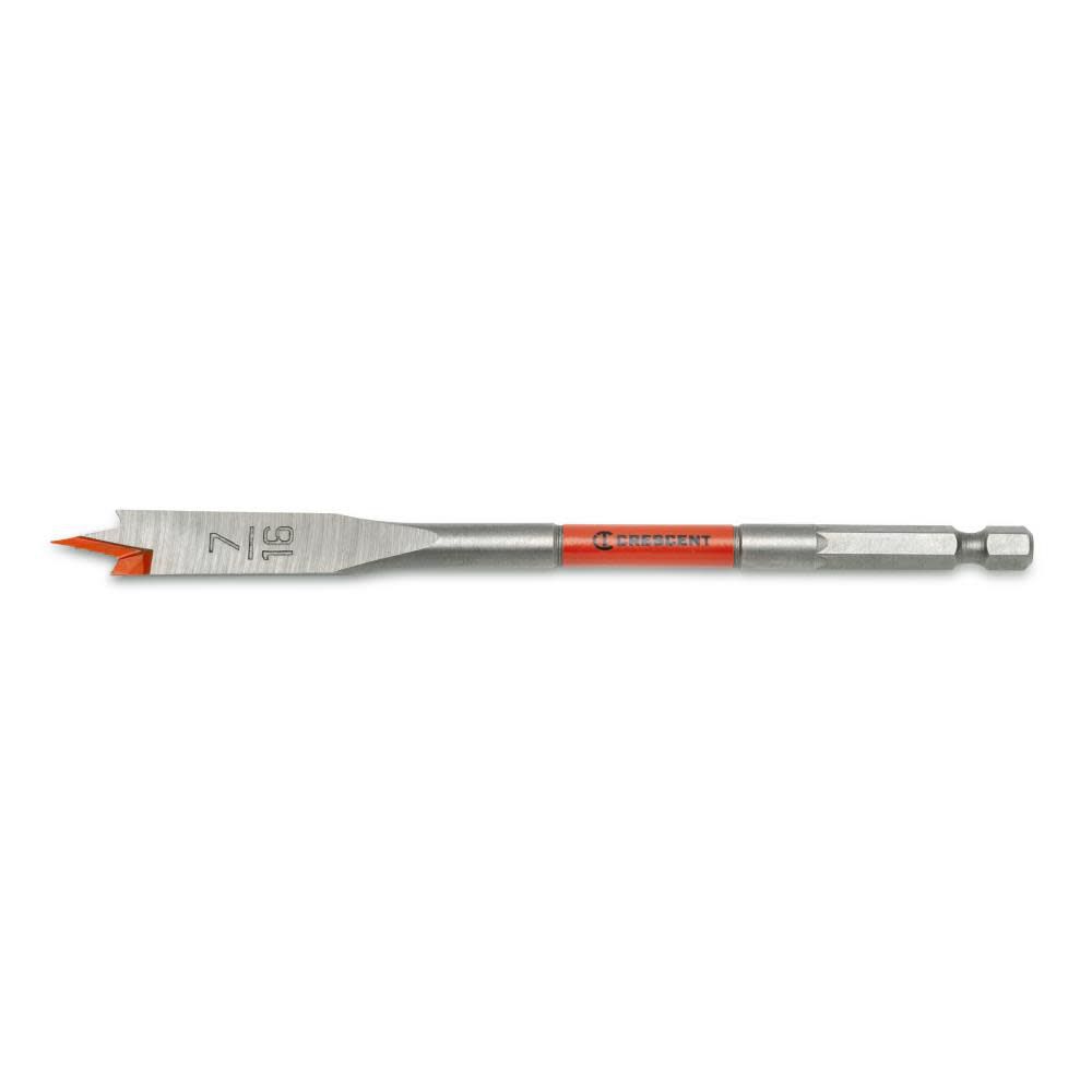 Flat Spade Drill Bit, 7/16 Inch x 6 Inch CDFP-625