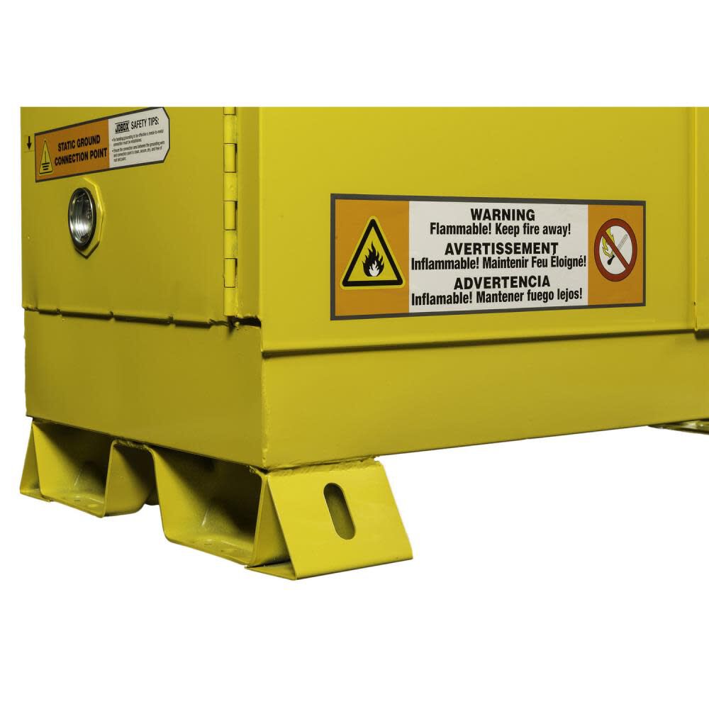 12 Gallon Flammable Manual Close Safety Cabinet - Yellow 1-750640