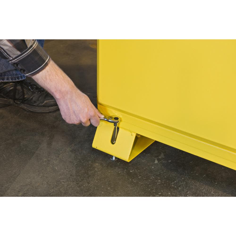 12 Gallon Flammable Manual Close Safety Cabinet - Yellow 1-750640