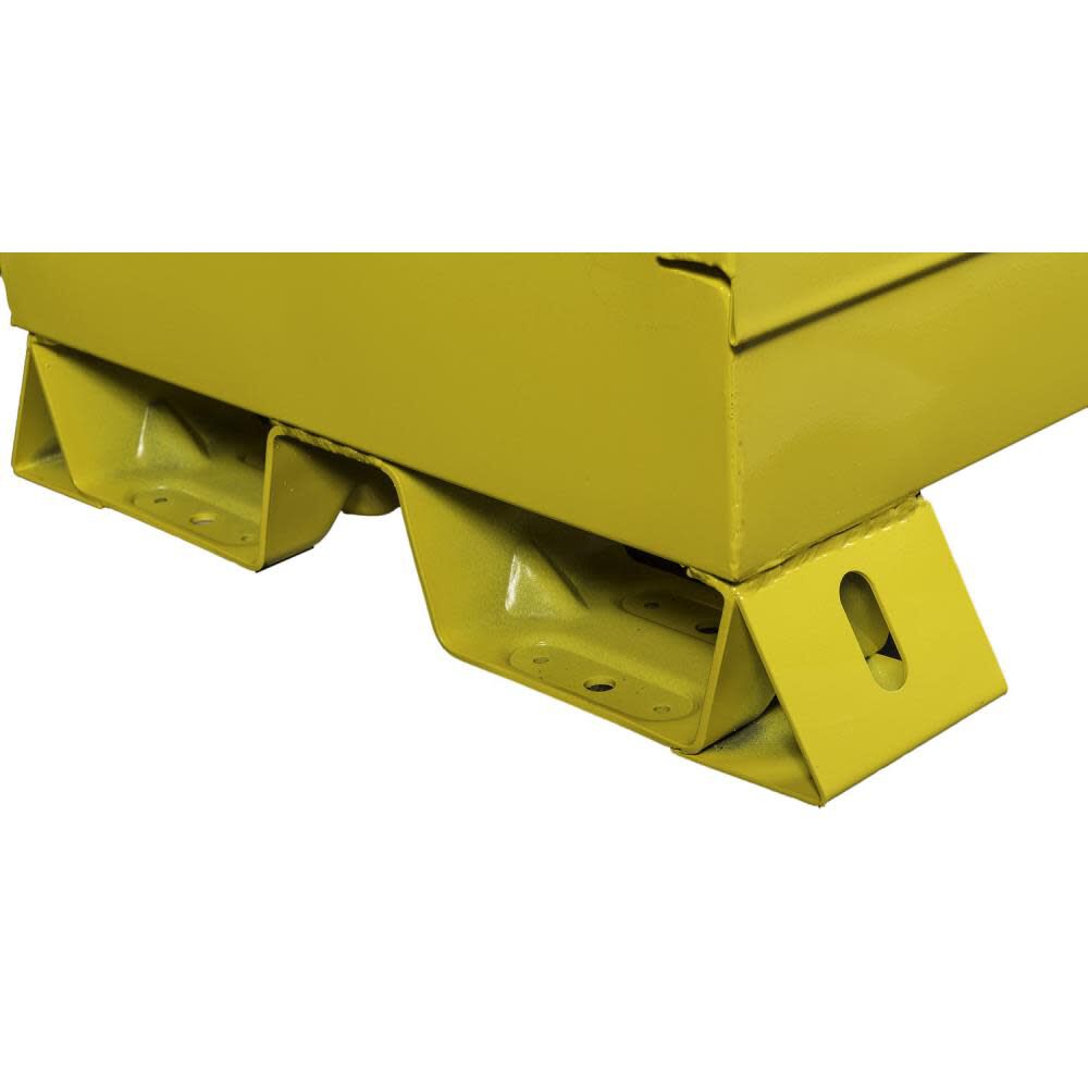 JOBOX 12 Gallon Flammable Manual Close Safety Cabinet - Yellow 1-750640