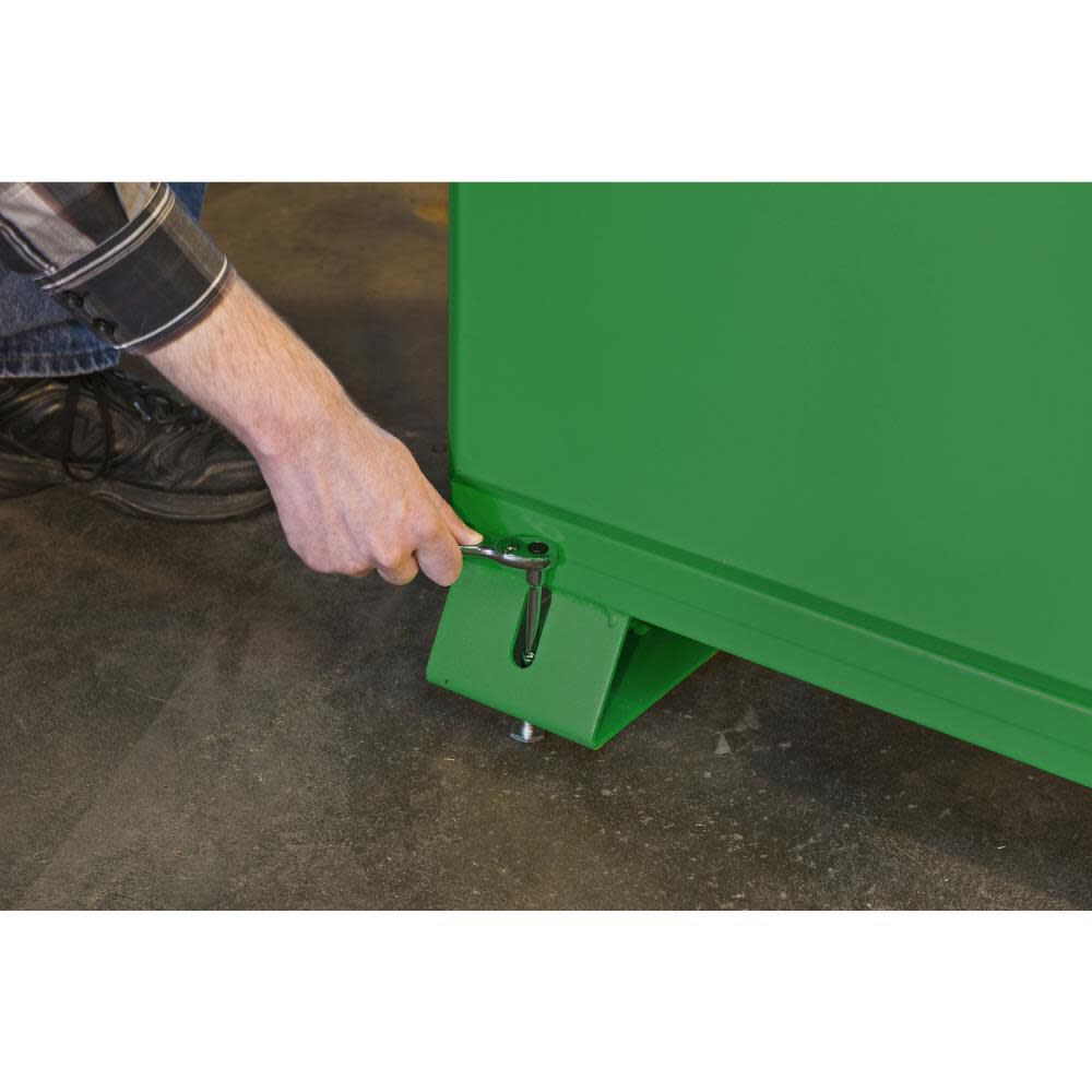 30 Gallon Pesticide Self Closing Safety Cabinet - Green 1-754620