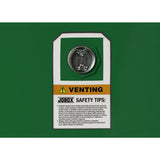 JOBOX 30 Gallon Pesticide Self Closing Safety Cabinet - Green 1-754620