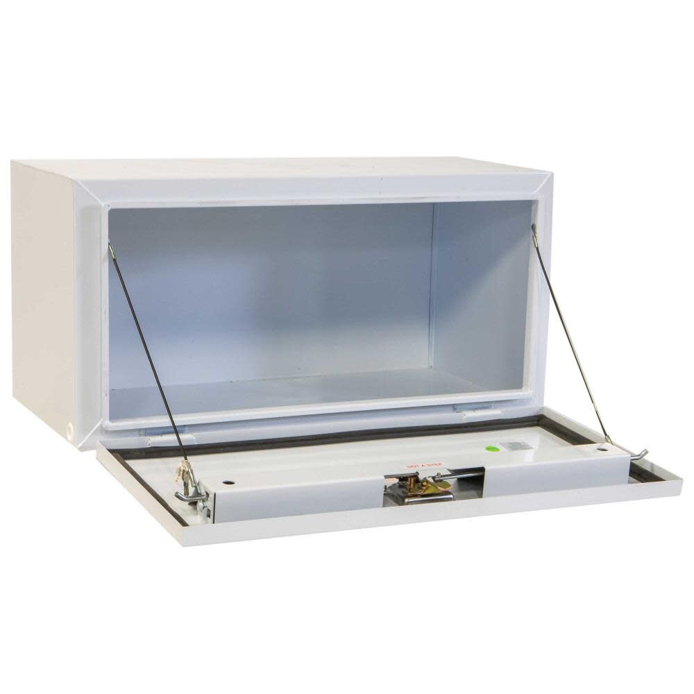 Steel Underbed Box 36in x 12in x 14in White 7936140