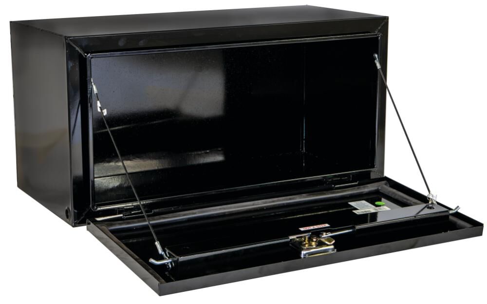 Steel Underbed Box 36in x 16in x 14in Black 7936162