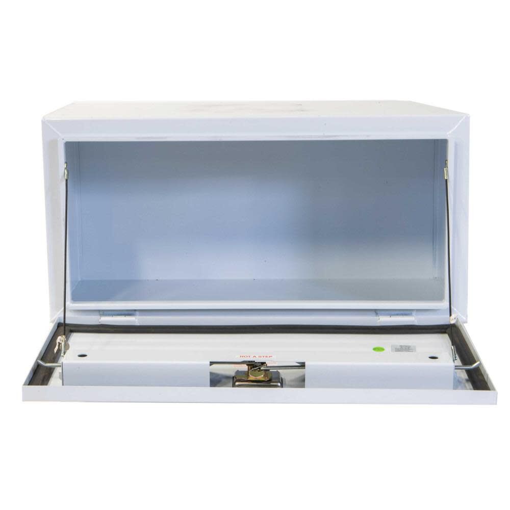 Steel Underbed Box 48in x 24in x 24in White 7960240