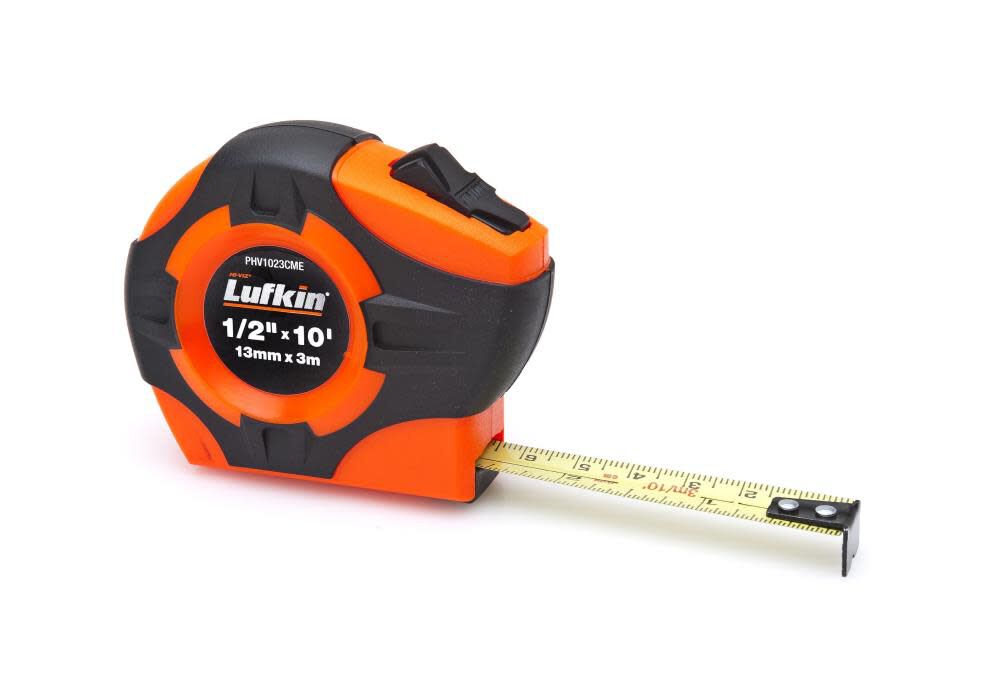 1/2 in x 3m/10 ft P1000 Series Power Return Tape Measure SAE/Metric Yellow Clad A30 Blade PHV1023CMEN