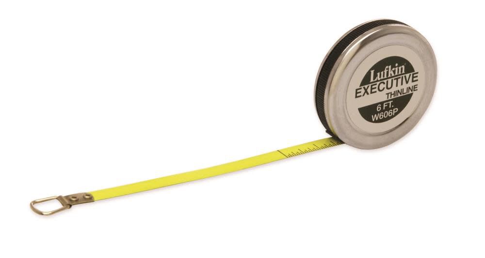 1/4 In. x 6 Ft. Executive Diameter Pocket Tape Measure W606PD