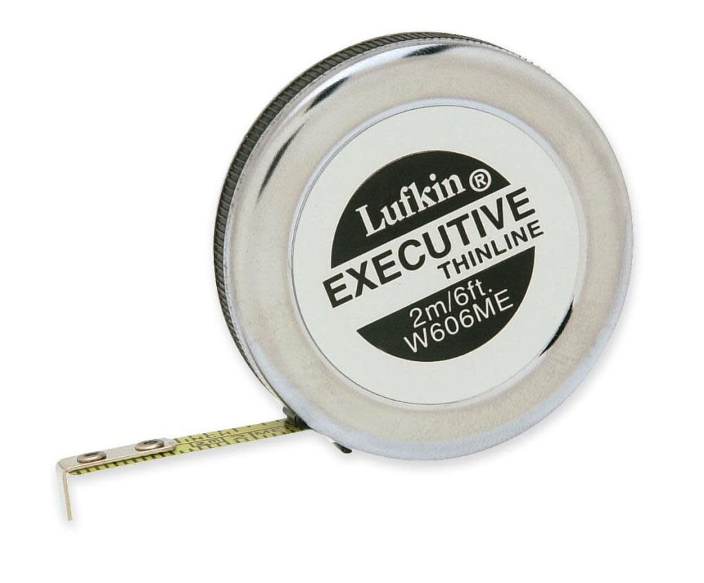 1/4In x 6Ft Executive Thinline Tape Measure W606