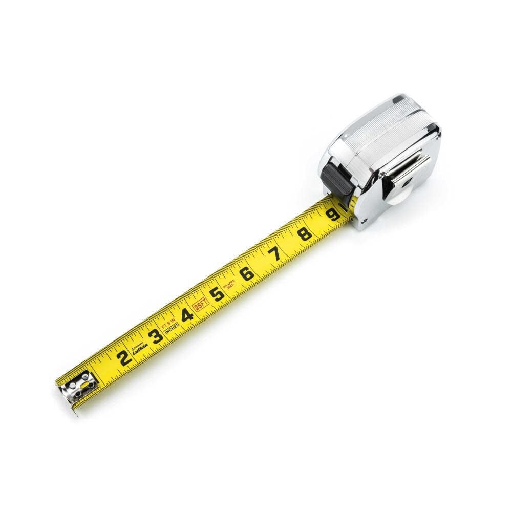 16' 5m Tape Measure Chrome Case Yellow Clad Tape L916CME-02