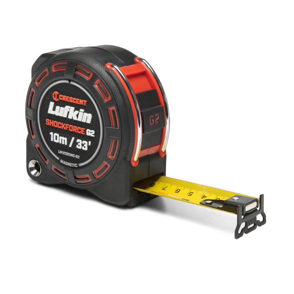 33 ft Shockforce G2 Magnetic Tape Measure LM1235CME-02