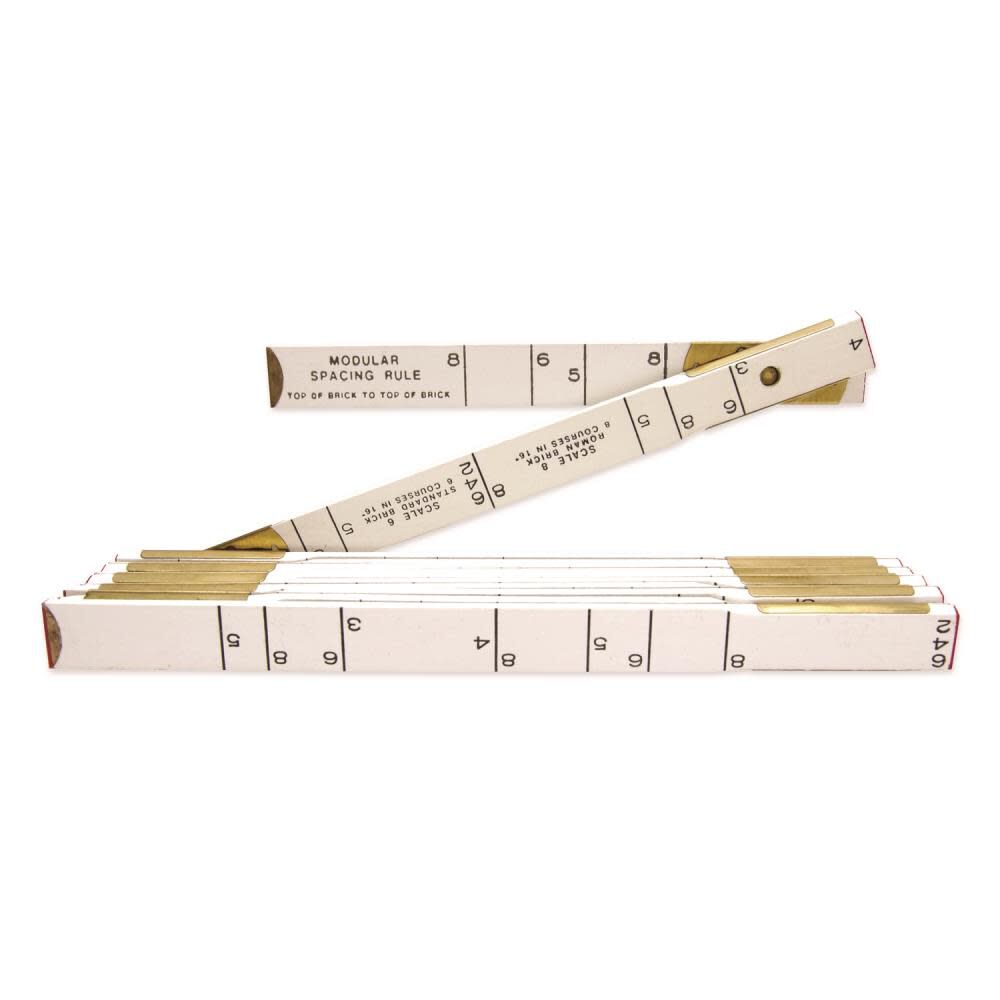 Folding Wood Rule Red End Modular Spacing 646LN – tools.com ...