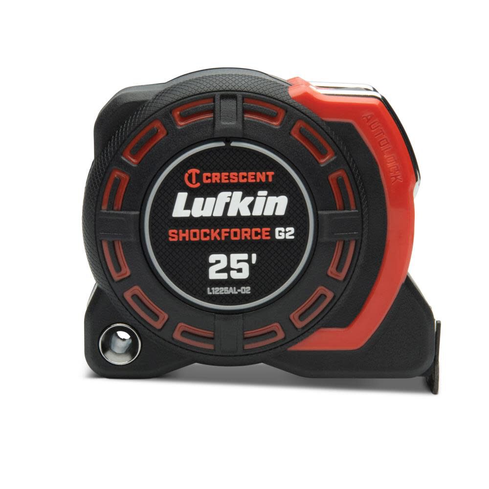 Shockforce 25-ft Auto Lock Tape Measure L1225AL-02