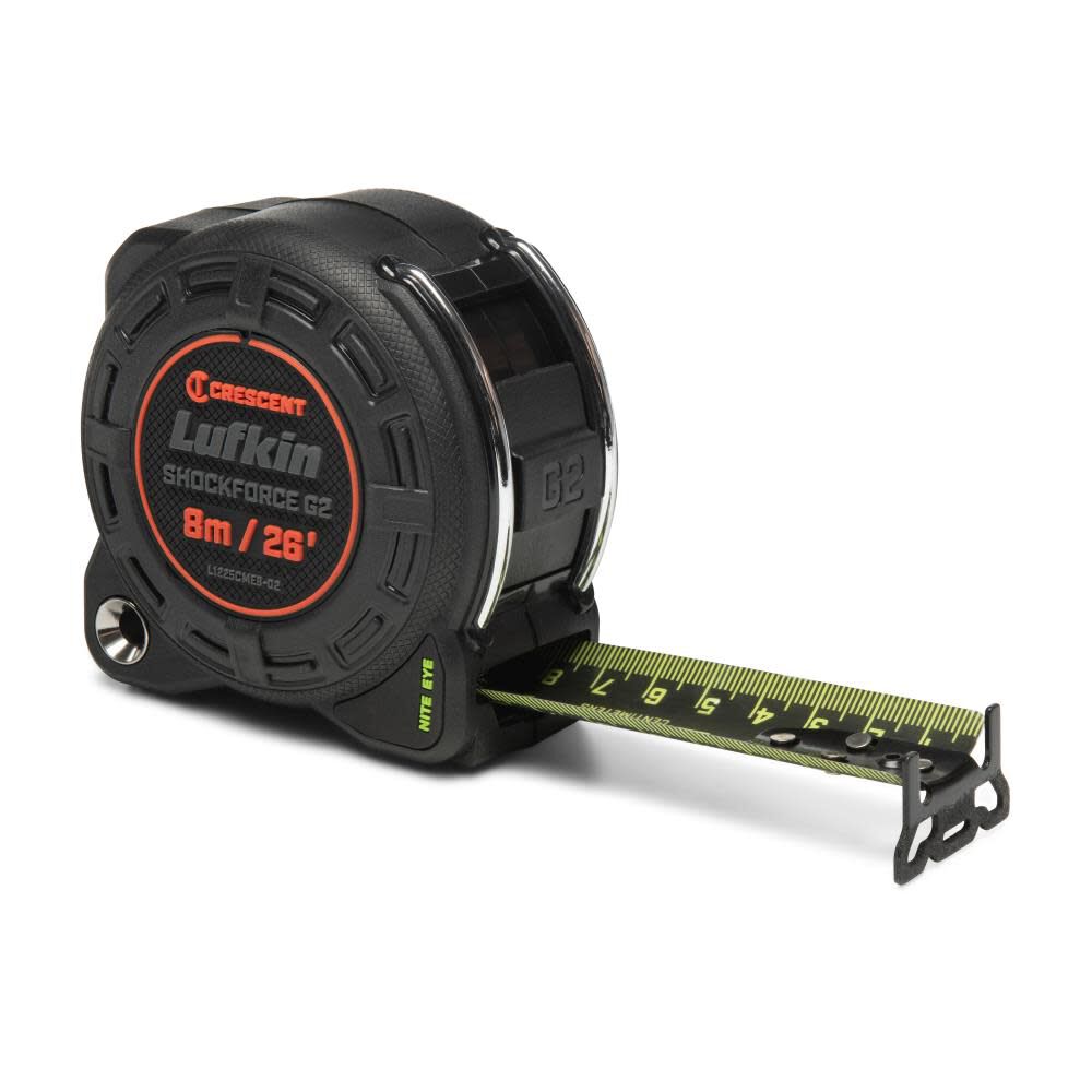 Shockforce Nite Eye G2 26 ft Tape Measure L1225CMEB-02