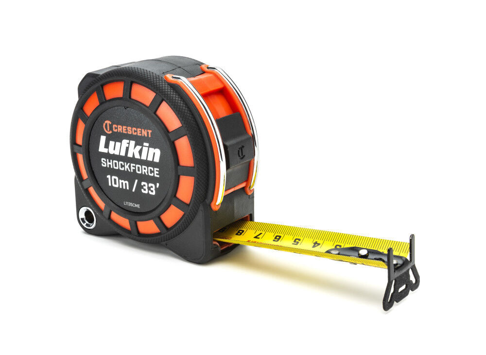 Shockforce Tape Measure Dual Sided 1 3/16 x 10m/33' L1135CME-02