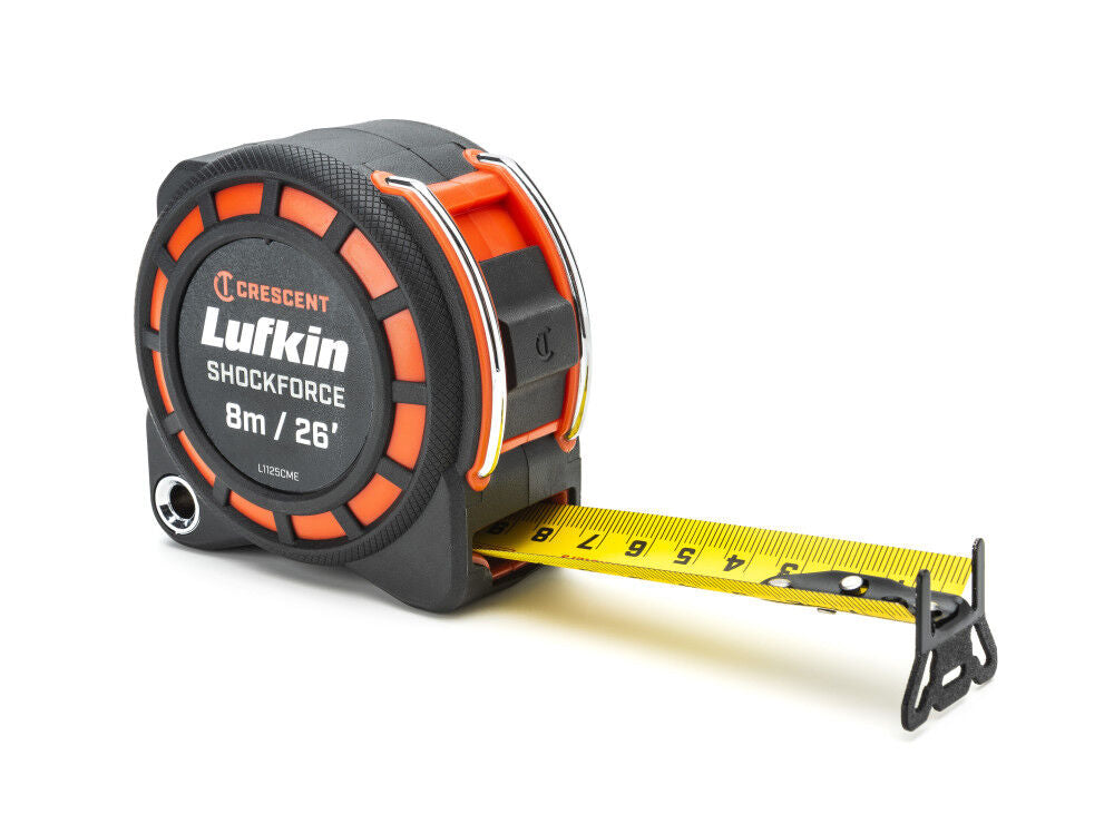 Shockforce Tape Measure Dual Sided 1 3/16 x 8m/26' L1125CME-02