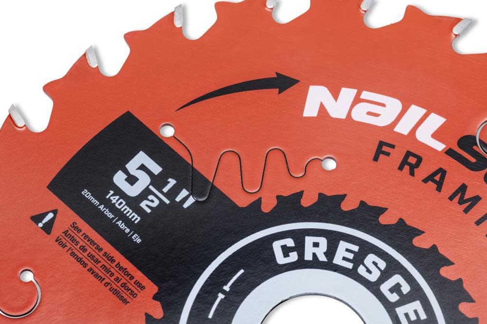 NailSlicer Framing 5 1/2 in Circular Saw Blade CSBFR-5524