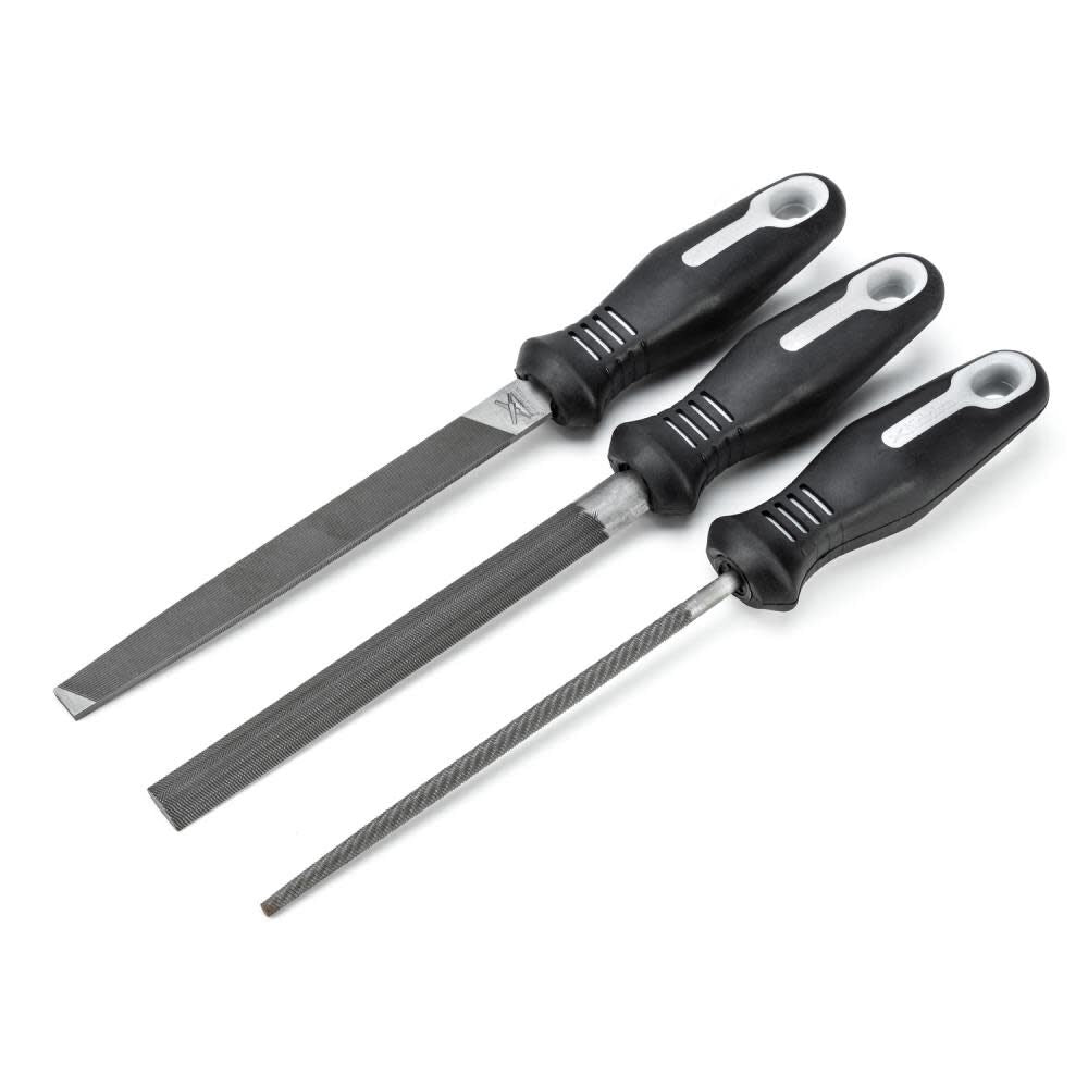 Bastard File Set with Ergonomic Handles 6in 3pc 22015HNNN