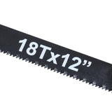 High Carbon Steel Hacksaw Blade Set 12in 6pc 63838