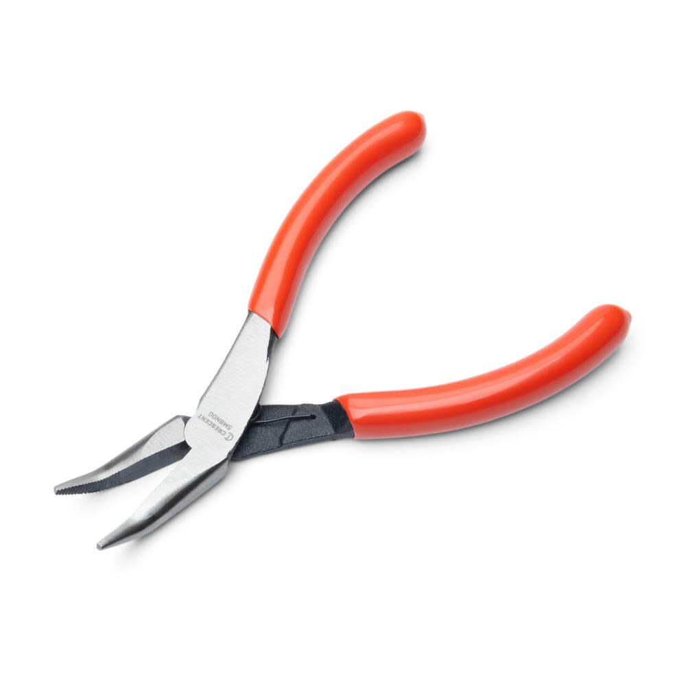 Plier 5in Mini Bent Nose Dipped Grip 5MBNDG